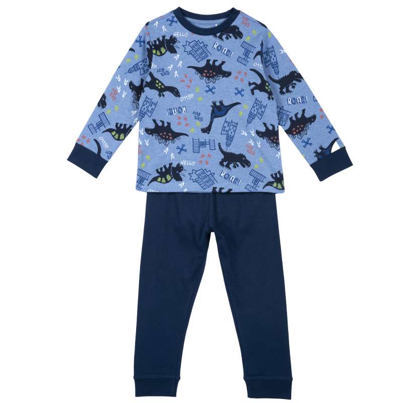 Poze Pijama copii Chicco, bluza si pantalon, turcoaz, 31315