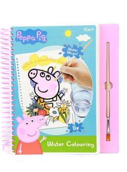 Jucarie educativa carte de colorat cu apa Peppa Pig TToys