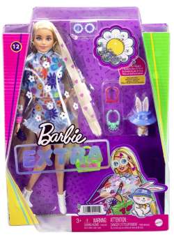 Papusa Barbie Extra cu par lung blond