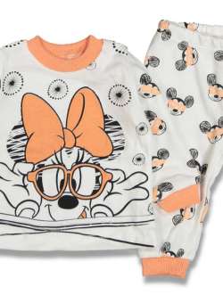 Pijama Minnie Mouse pentru fetite, coray