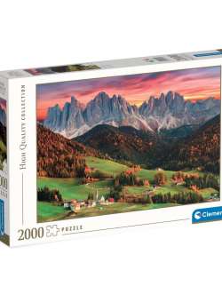Puzzle 2000 piese Clementoni High Quality Collection Val Di Funes