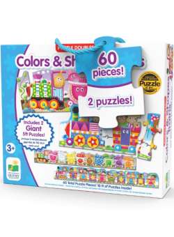 Set 2 puzzle The Learning Journey Trenul Urias cu Culori si Forme