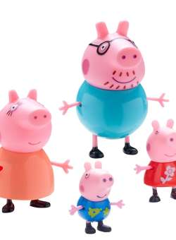 Set 4 figurine Peppa Pig Family