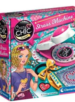 Set creativ Clementoni Masina de decorat Crazy Chic Strass Machine