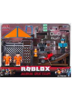 Set de joaca cu 4 figurine Roblox JailBreak Great Escape