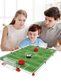 Set Joc fotbal, mini masa pentru copii, minge de aer inclusa pentru interior si exterior, Hoover Ball